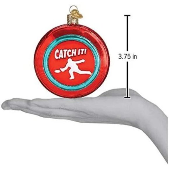 Sport Disc Old World Christmas Ornament - Picture 4 of 4